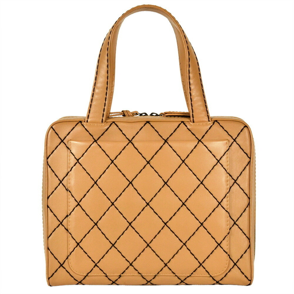 CHANEL Cream Leather Tote Bag - Picture 4 of 9